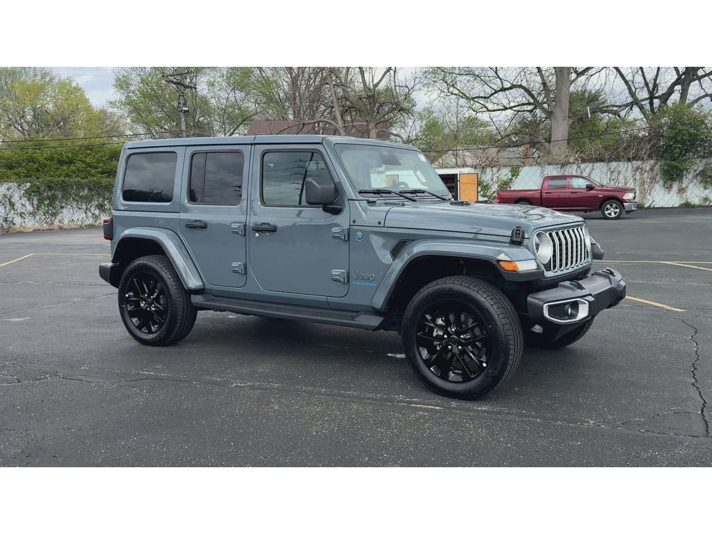 Used 2025 Jeep Wrangler 4xe Sahara 4XE with VIN 1C4RJXP6XSW601388 for sale in Florissant, MO
