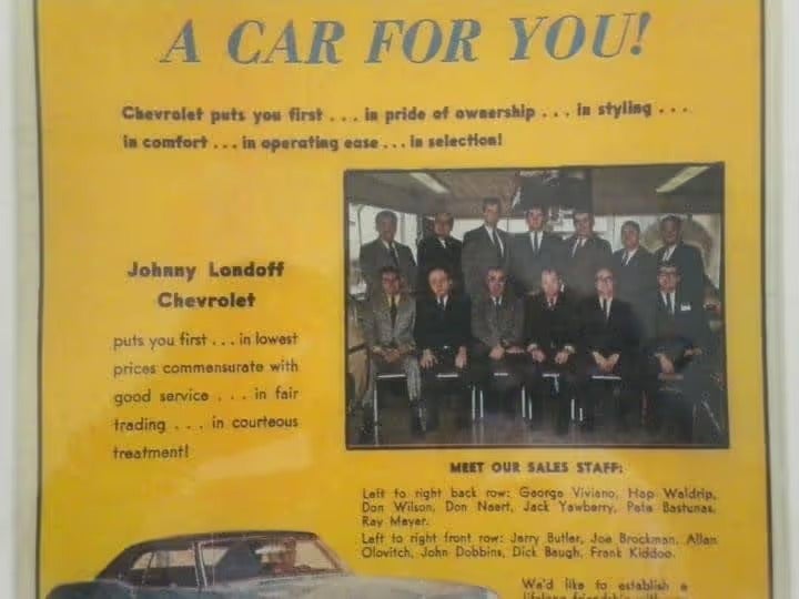 Johnny Londoff Chevrolet car for you