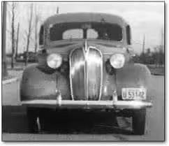Johnny Londoff Chevrolet car in 1940